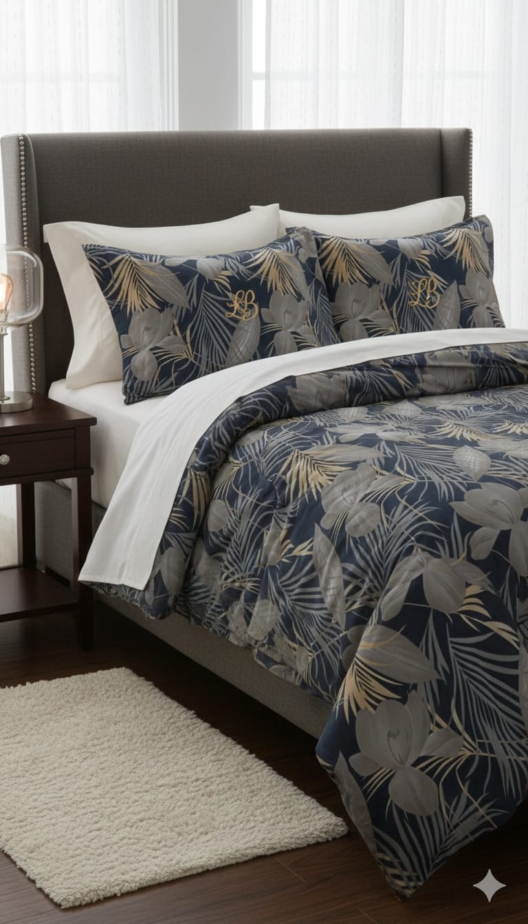 Premium Cotton silk Double Bedsheet with 2 Pillow Covers set – Soft, Breathable & Modern Print - 13