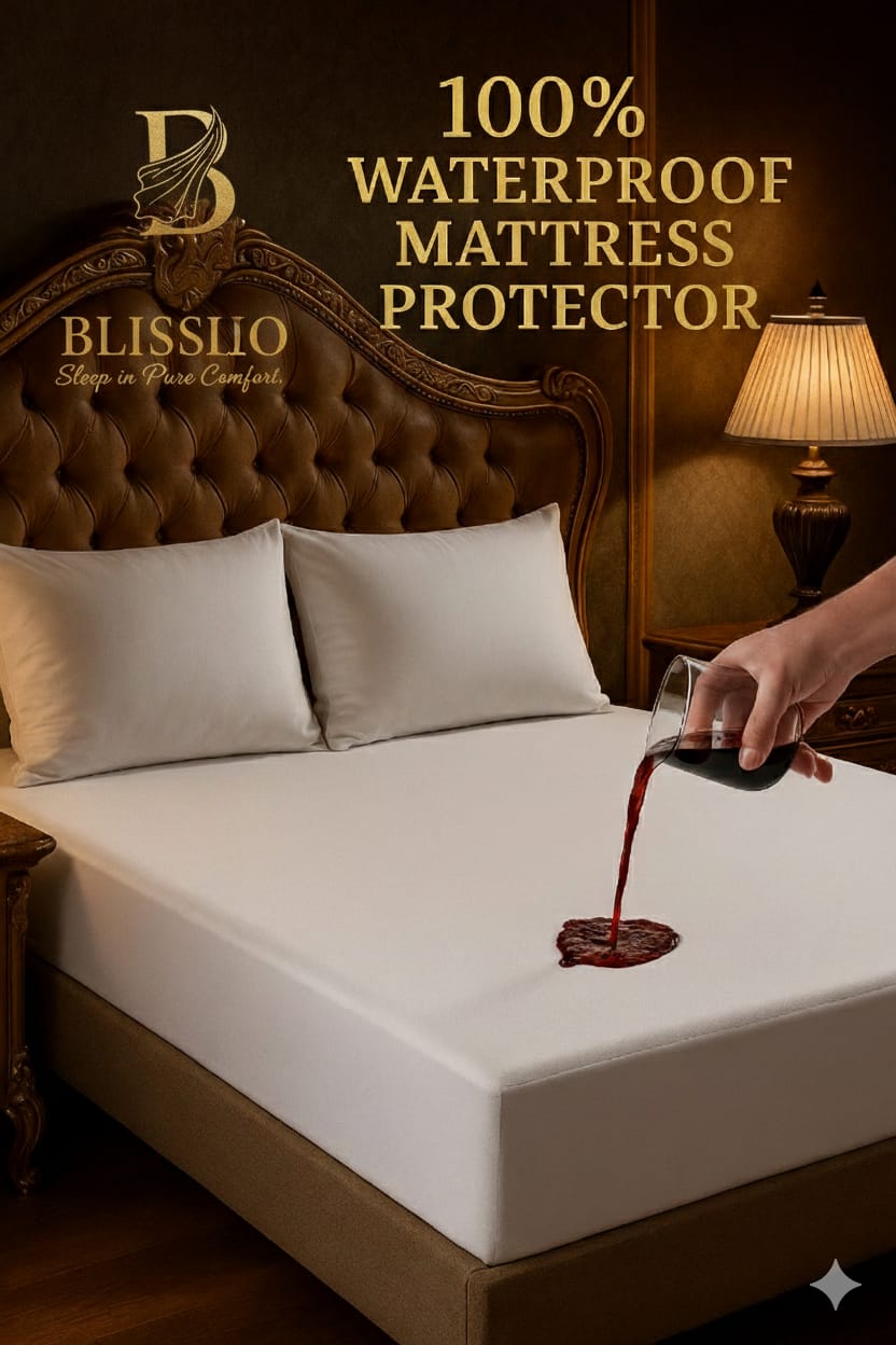 Premium Zipper Mattress Protector – 360° Waterproof & Dustproof Protection