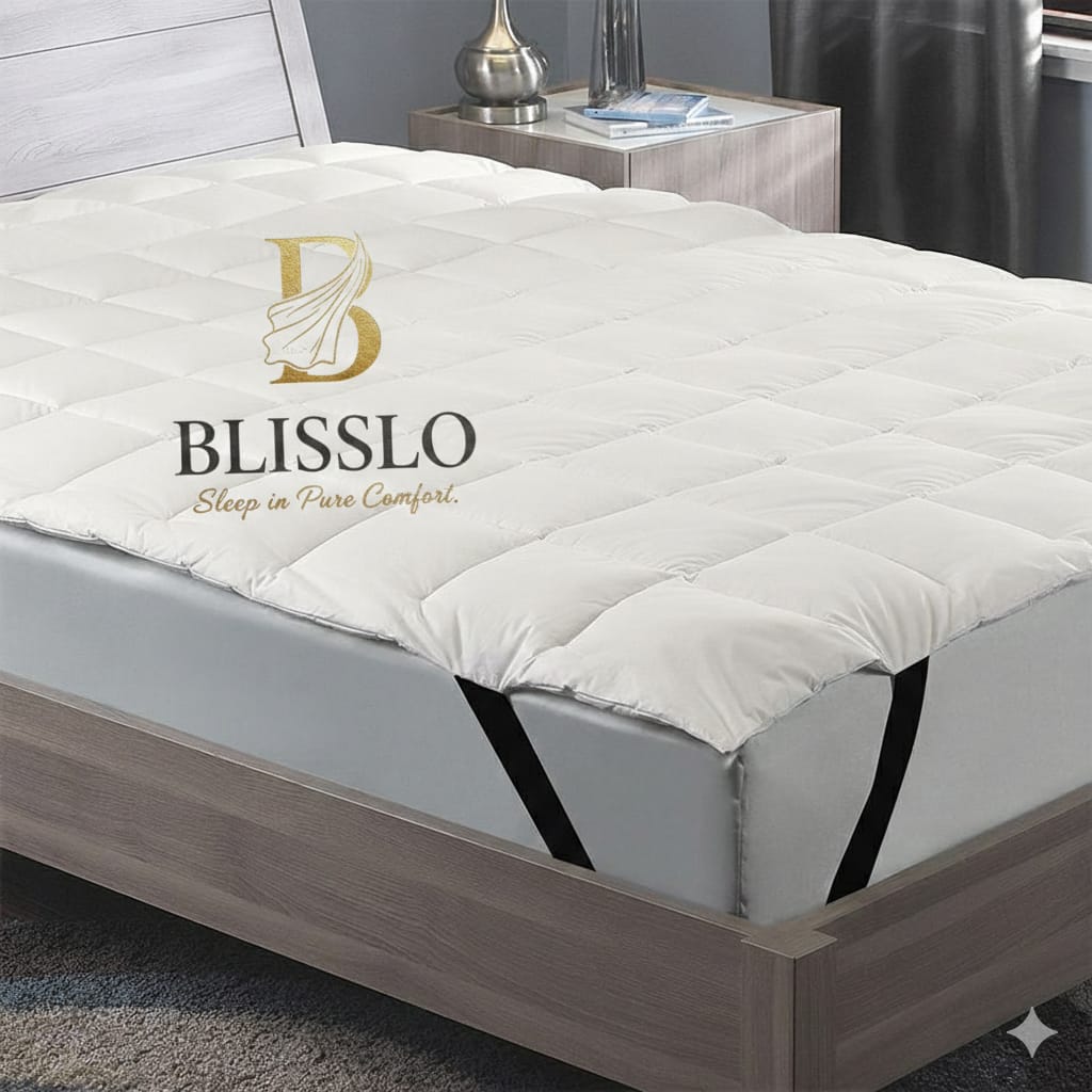 Luxury Mattress Topper – Extra Soft Comfort & Pressure Relief