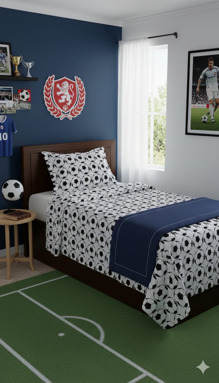 Kids Printed Bedsheet Set – Soft, Colorful & Fun Design