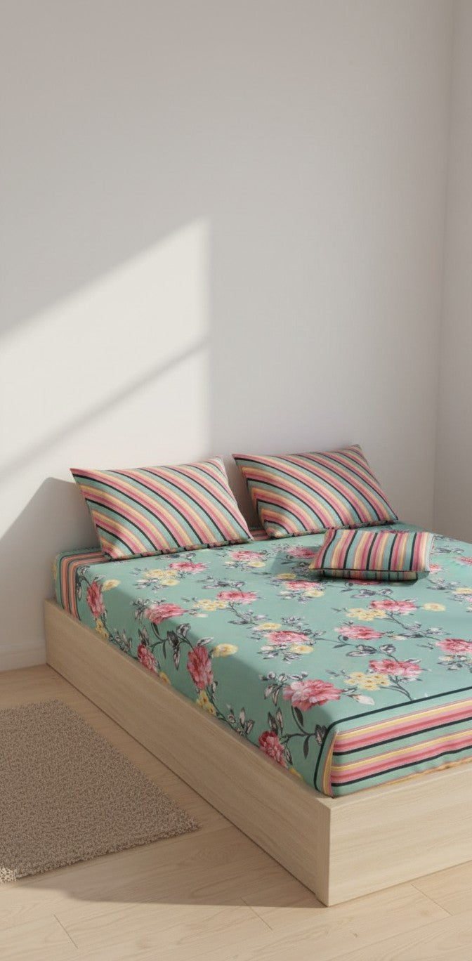 Premium printed sheet 2 pillow design 33