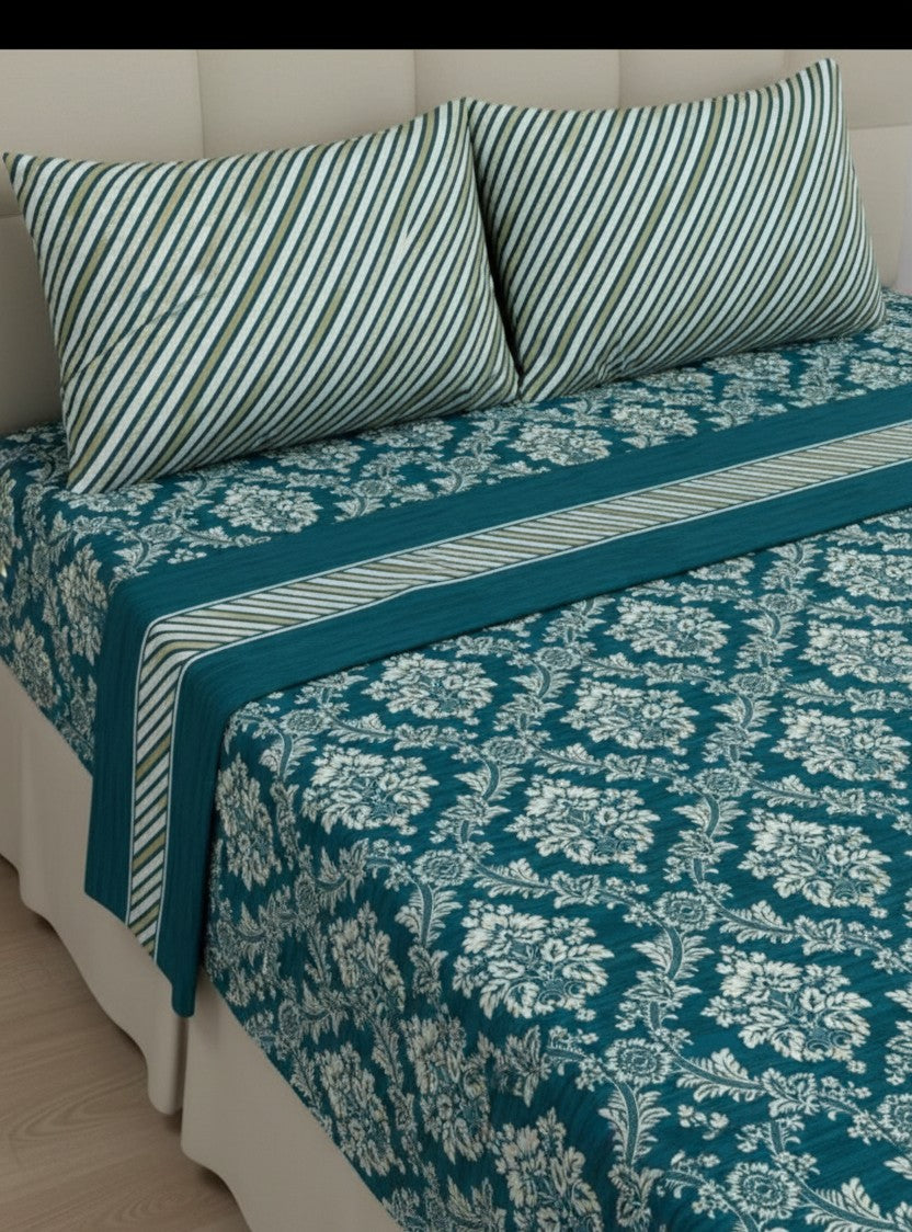 Premium printed sheet 2 pillow design 43