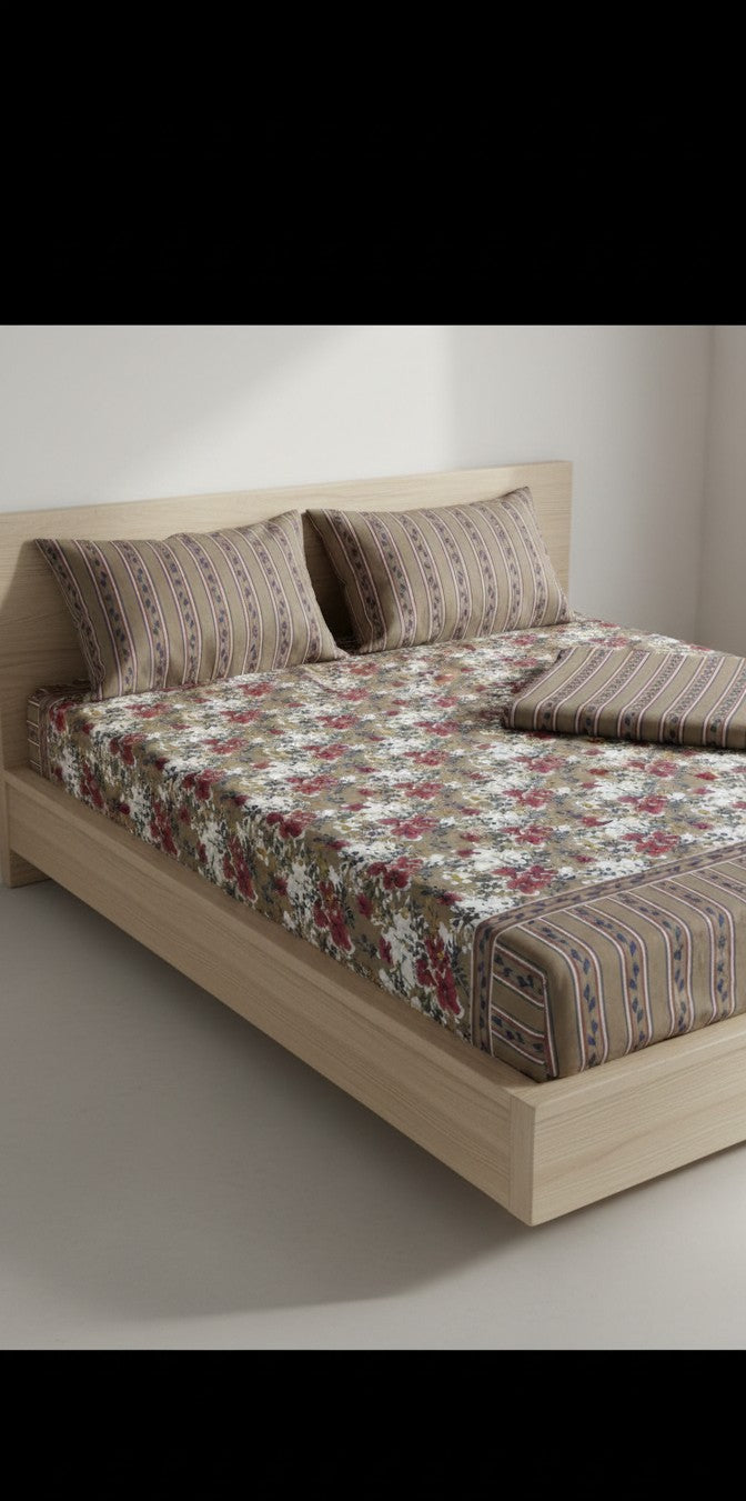 Premium printed sheet 2 pillow design 34